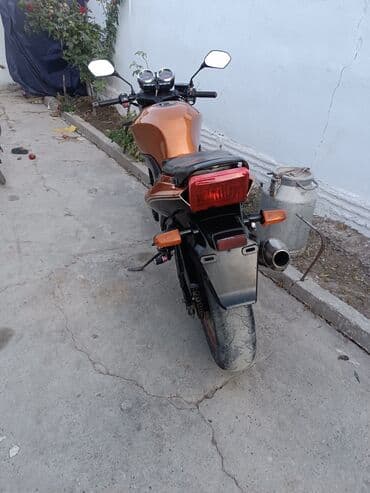 купить японский минитрактор с куном: Мотоцикл дорожный (стрит), оранжево‑чёрный Описание: - Классический — 4