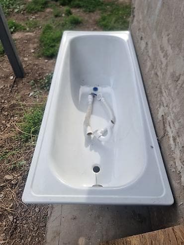 строительная лестница: Прямоугольная стальная ванна с эмалированным покрытием - Материал — 3