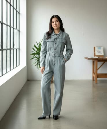 германия германии германский немецкий немецкое немецкая: Джинсовый комбинезон голубого цвета (acid wash) Качества супер — 2