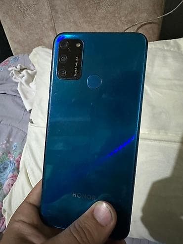 Honor 9A, Колдонулган, 64 ГБ, түсү - Көгүлтүр, 2 SIM — 2