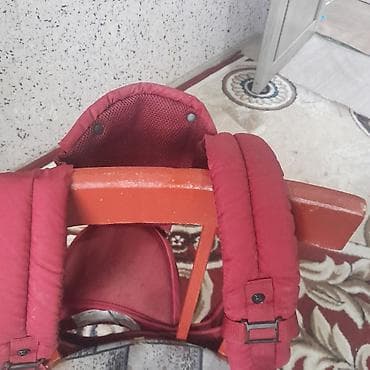 Эргономичная переноска/кенгуру для детей, бордовый цвет. -