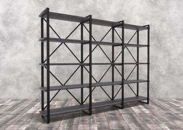 книжные шкафы на заказ: Стеллаж в стиле лофт на заказ изготовим любой размер и фасон быстро — 21