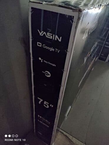 антены: Телевизор - yasin 65q90 165 см 65" 4k (google tv) - описание: в — 5