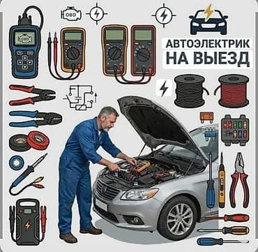 Автоэлектрик на выезд. Работы любой сложности. 12v24v