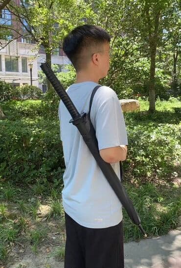 защита от дождя: Зонт, Зонт-трость, Механический, Новый, Унисекс — 2