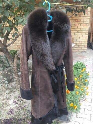 халаты женский: Дубленка с натуральным мехом.удобно для беременных.разм xs-s.сост — 3