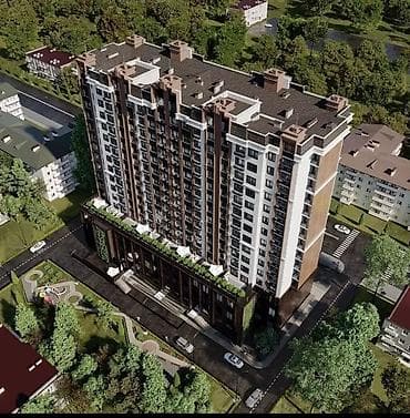 рынок баят квартиры: 1 комната, 45 м², 15 этаж, Готовая ПСО (под самоотделку) — 2