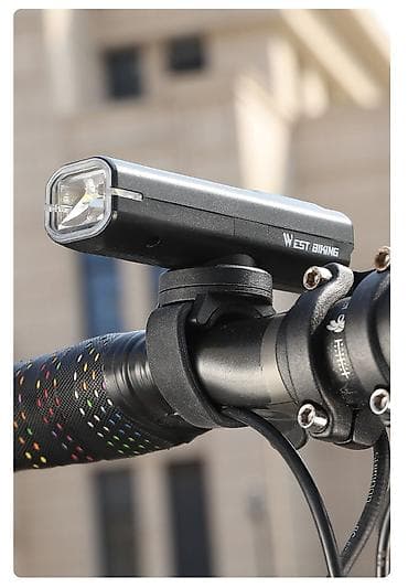 Умный передний фонарь WEST BIKING с LED-дисплеем (400 Lumens) 🔦