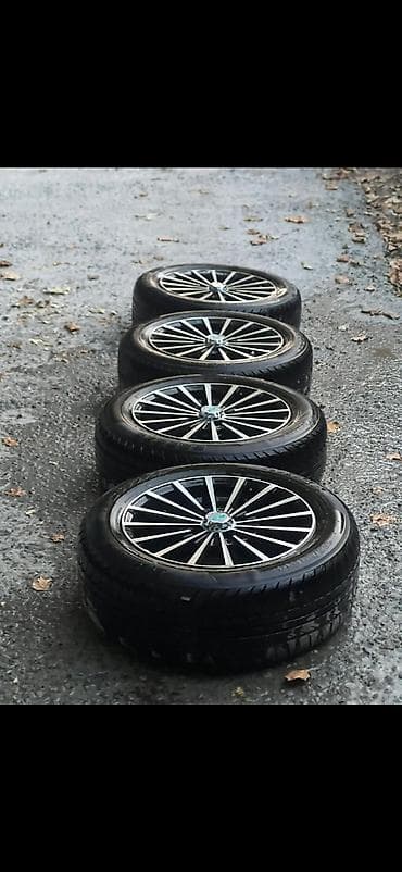Колеса в сборе 185 / 50 / R 14, Лето, Б/у, Комплект, Легковые, Литые, отверстий - 5