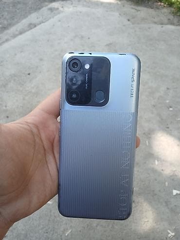 samsung a12: Tecno Spark Go, Б/у, 32 ГБ, цвет - Серый, 2 SIM — 2