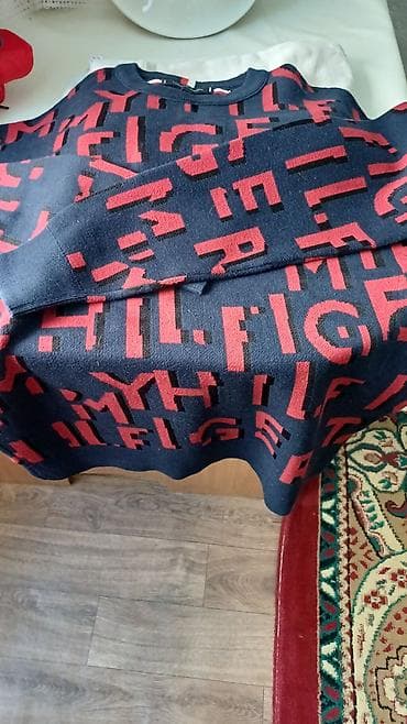 glo gang: Мужской свитер, S, Tommy Hilfiger, Новый, цвет - Синий, Платная доставка — 2