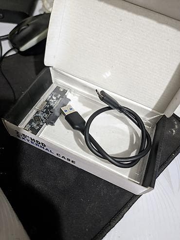 Прозрачный корпус для 2.5" HDD/SSD + кабель можно подключить любой — 2