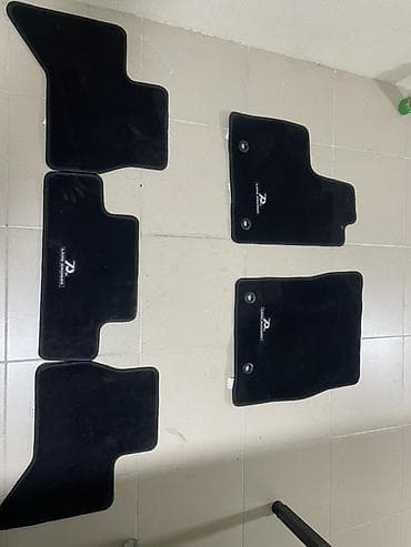 прадо дизел: Родные Ворсовые Полики Для салона Toyota, цвет - Черный, Новый — 1
