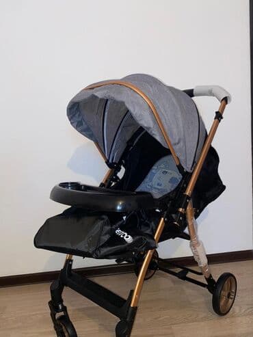 коляска детская новая: Коляска, цвет - Серебристый, Новый — 4