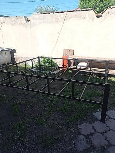 кровать кованная: Тапчан без досок, 2.8*2.3 — 1