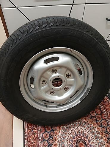 r 16: Колеса в сборе 215 / 75 / R 16, Лето, Б/у, Комплект, Легкий коммерческий транспорт (C/LT), Железные, отверстий - 5 — 8