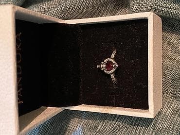 Женская обувь: Серебряное кольцо Pandora с короной и сердцем - Бренд: Pandora — 2