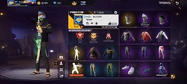 бомбер одежда: Аккаунт Free Fire Характеристики: - Уровень: 62 - Регион/язык — 1