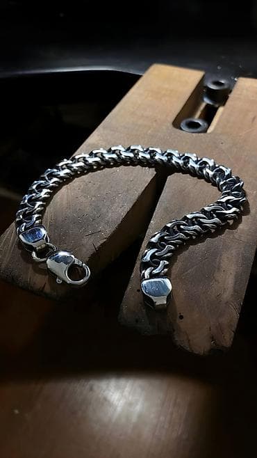 Жеке буюмдар: Делаем на Заказ серебряные Цепи И Браслеты Ручная работа Серебро — 5
