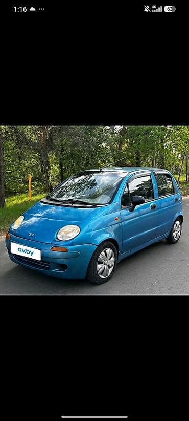 сктер: Daewoo Matiz: 2000 г., Кол менен иштөөчү, Бензин, Хетчбек — 7