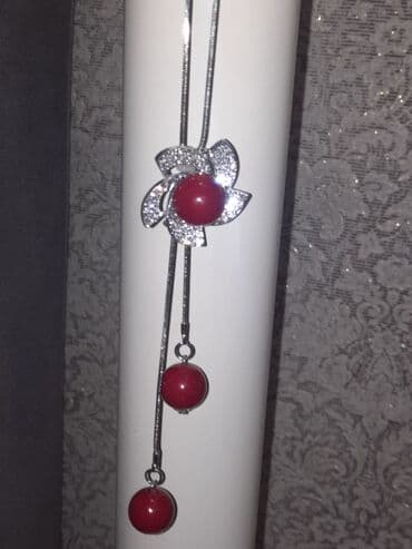 короткое свадебное платье в стиле ретро: Колье. Длина 70см — 2