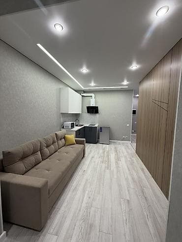 бишкек комната: 2 бөлмө, 42 м², 2 кабат, Евро оңдоо — 4