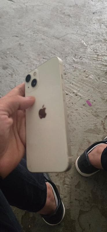 iphone13 телефон: IPhone 13, Б/у, 128 ГБ, Старлайт, 86 % — 2