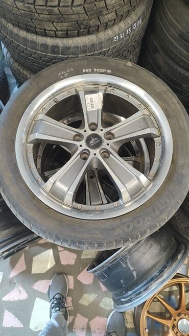 машина в кредит без первоначального взноса бишкек: Колеса в сборе 225 / 50 / R 18, Лето, Б/у, Комплект, Легковые, Литые, отверстий - 5 — 1