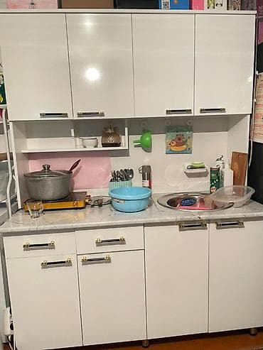 кухонный в рассрочку: Кухонный гарнитур, цвет - Белый — 1