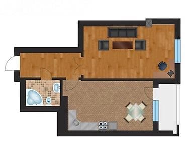 binar: 2 комнаты, 54 м², 11 мкр Элитка, 11 этаж, Евроремонт — 8