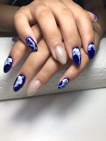 Паркет: Шеллак 
Наращивание ногтей 
Оплата за материал — 3