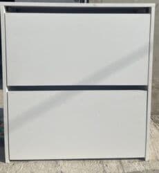 обувная полка с пуфиком: Тумба и подставка для обуви, Новый, Другой материал, Самовывоз, Платная доставка, цвет - Белый — 13