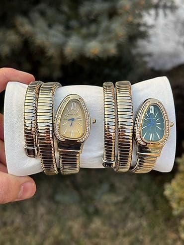coros pace: Женские часы в стиле Bulgari Serpenti с браслетом-трансформером - — 1