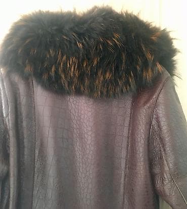 коженая: Стильная турецкая дубленка/шуба Натуральный мех, кожаная Очень — 6