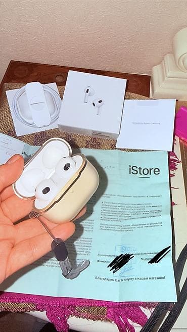 Беспроводные вкладыши наушники, Apple, Airpods 3, Б/у