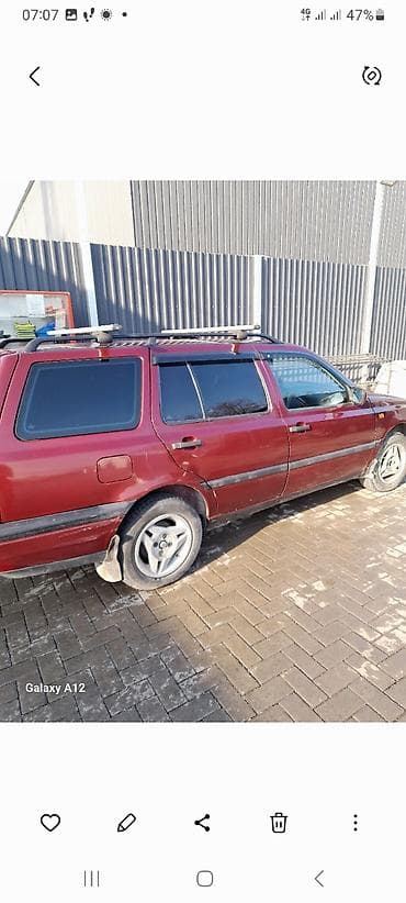 волг: Volkswagen Golf Variant: 1993 г., 1.8 л, Механика, Бензин, Универсал — 1