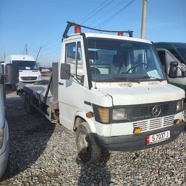 купить фуру с прицепом бу: Эвакуатор, Mercedes-Benz, 1994 г., Ломаная — 1