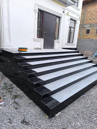 вывоз грунта: Фундаментти гранит менен кооздоп жасап беребиз тепкичтерди гранит — 9