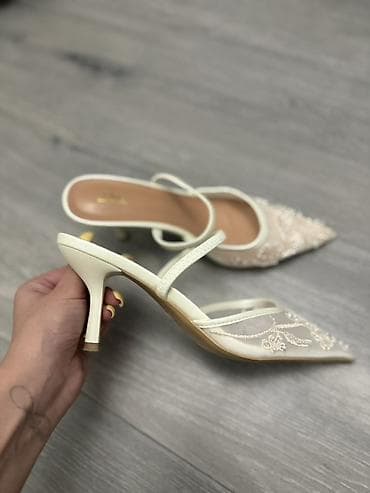 Туфли, 37, Zara, Б/у, цвет - Белый, Самовывоз, Платная доставка — 3