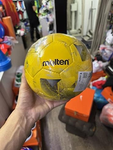 мяч molten: Футбольный мяч Molten, желтый - Бренд: Molten - Размер: 5 — 2