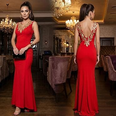 second hand: Вечернее платье, Длинная модель, Без рукавов, M — 2