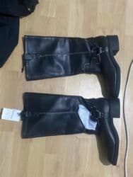 прокат мужских костюмов [возьми на прокат] бишкек фото: Сапоги, 40, Zara, Новый, цвет - Черный, Самовывоз — 4