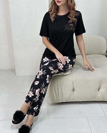 s: Домашняя одежда, Штаны, Вискоза, Турция, Лето — 4