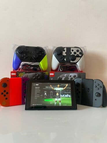 приставка для акнет: 🔥 Прошитый Nintendo Switch 32 + 128 ГБ | Полный комплект | Установлено — 1