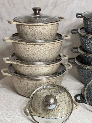 набор чайник и пиалы: Казан-кастрюли антипригарные по складским ценам Есть самовывоз со — 4