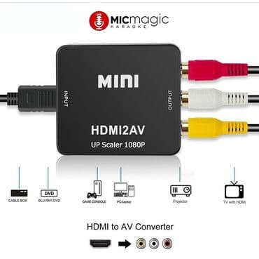 переходник: Переходник конвертер HDMI на Av Hdmi на колокольчики — 1