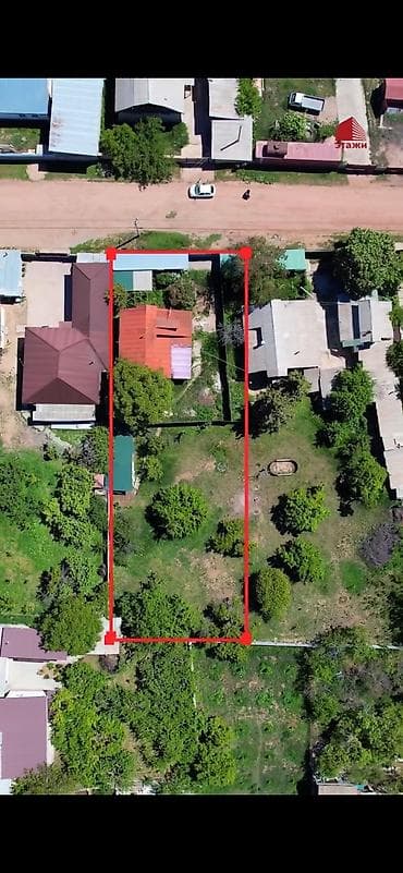 70 сом: 🏡Продаётся участок с домом в селе Бостери. Вторая линия от главной — 4