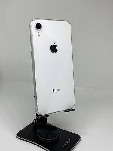 8 plus: IPhone Xr, Б/у, 128 ГБ, Белый, Чехол, 77 % — 1
