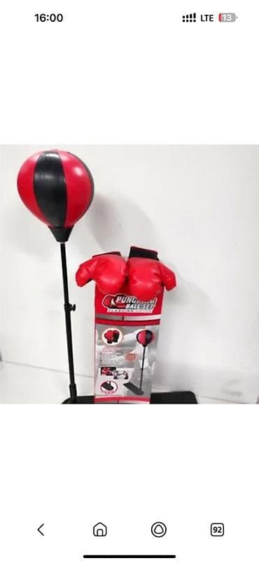 детский груша: Детский боксерский набор Punching Ball Set Боксерский перчатки Новая — 2