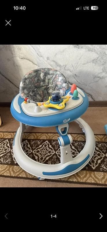 Почти как новый.Состояние 👍 Детские ходунки с игровым столиком - at lalafo.kg Почти как новый.Состояние 👍 Детские ходунки с игровым столиком -